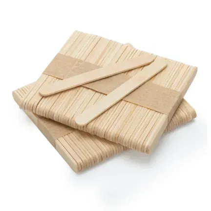 Drewniane płaskie patyki do lodów 9,3cm 50szt.