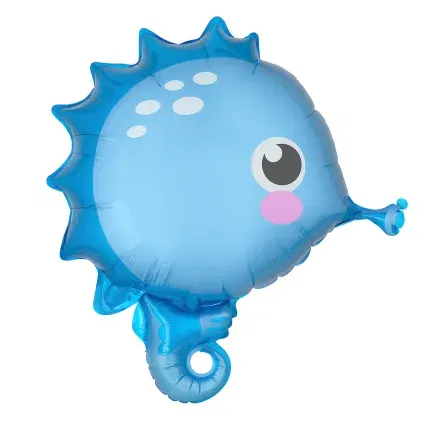 Balon foliowy Konik Morski – Morskie Zwierzęta – 64 x 46 cm