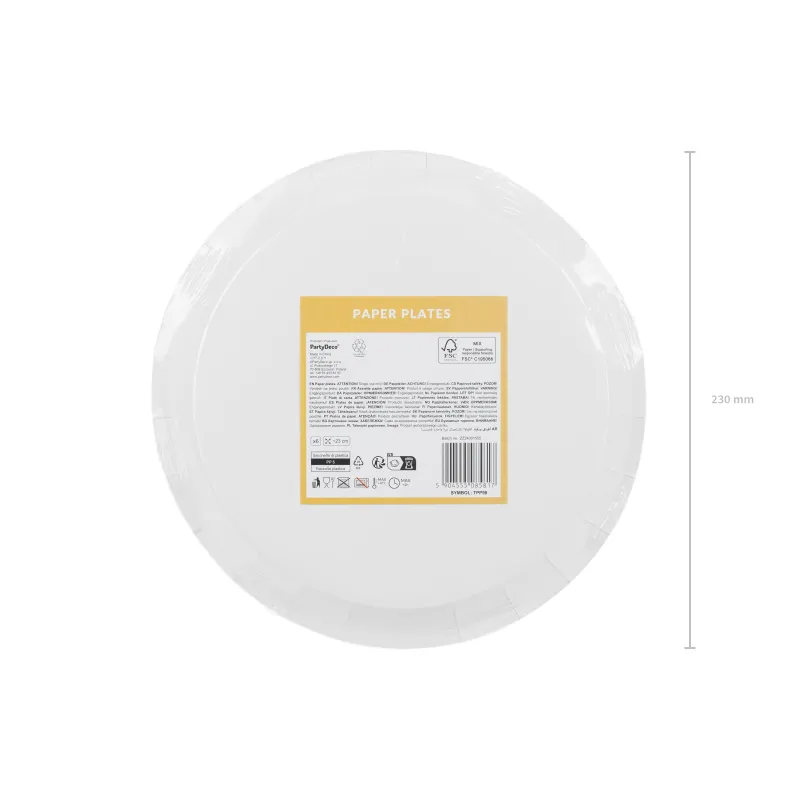 Talerzyki Koń, 23 cm 6szt Talerzyki Koń, 23 cm 6szt