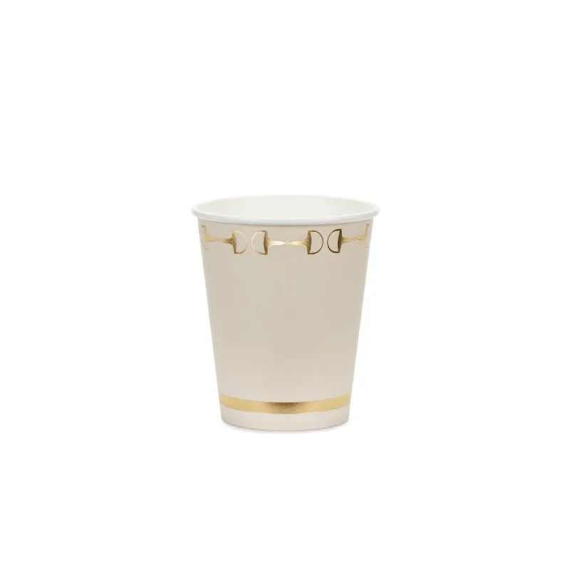 Kubeczki Strzemiona, beż, 220 ml 6szt.
