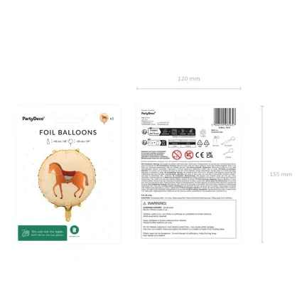 Balon foliowy Koń, 45cm