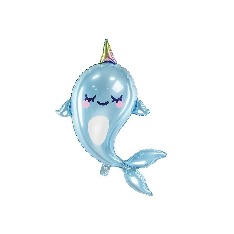 Balon foliowy Narwal 53x87cm