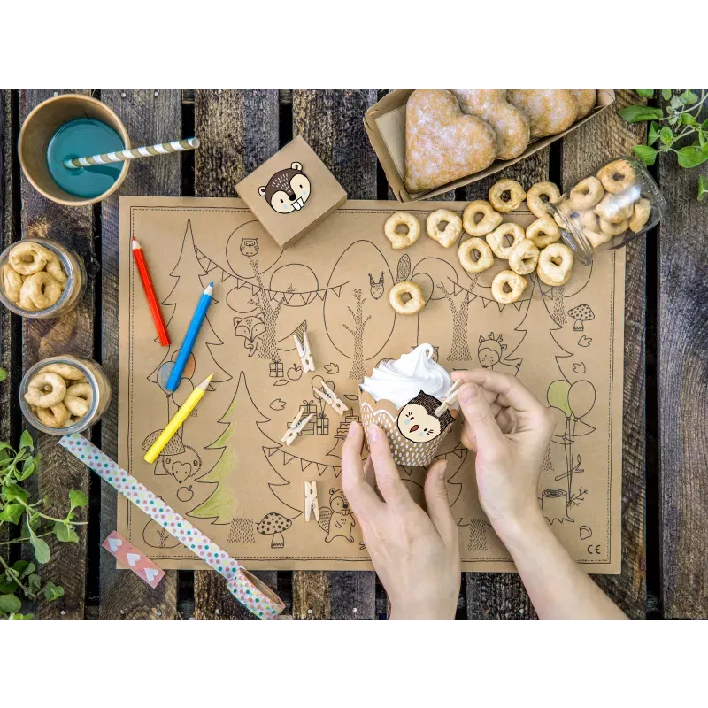 Klamerki drewniane, naturalne drewno 20szt.