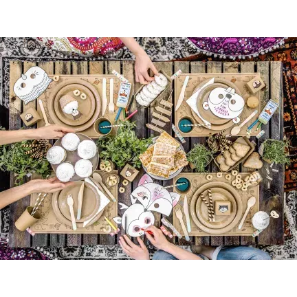 Klamerki drewniane, naturalne drewno 20szt.