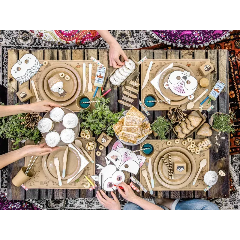 Klamerki drewniane, naturalne drewno 20szt.