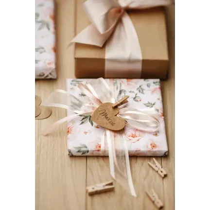 Klamerki drewniane, naturalne drewno 20szt.