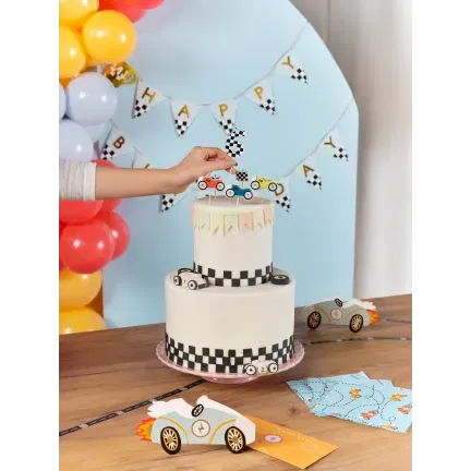 Świeczki urodzinowe Autka, 2-3 cm 5szt.