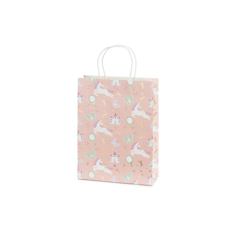 Torebka na prezenty Jednorożce, 24 x 10 x 32 cm