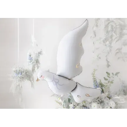 Balon foliowy Gołąb, 80x100 cm