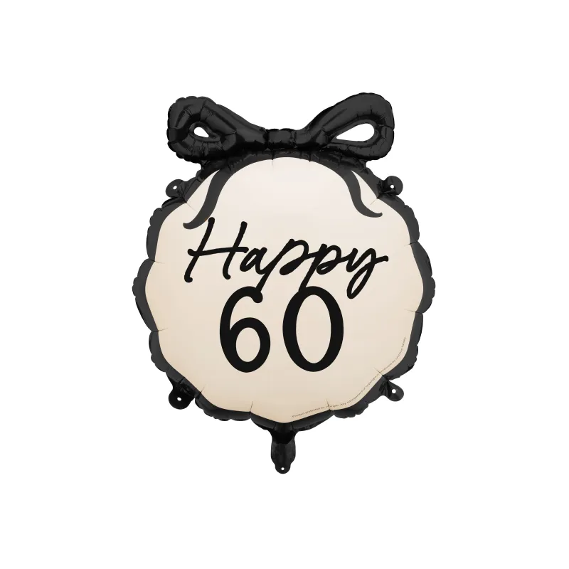 Balon foliowy pastylka Happy ''60'' 47.5x45 cm