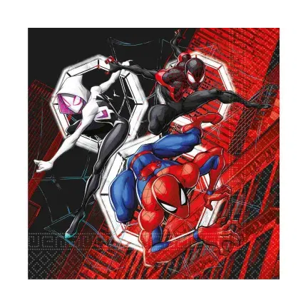  Serwetki papierowe Spiderman World Of Web, 33X33 cm, 20 szt.