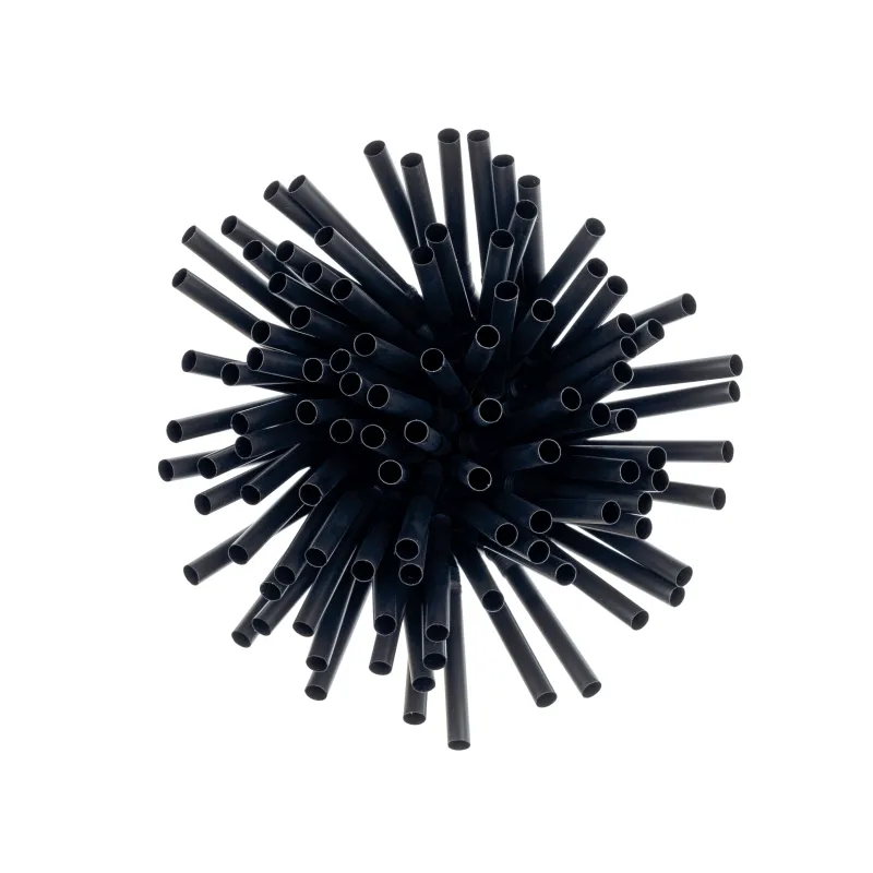 Słomki łamane czarne wielokrotnego użytku PP 210 x 5mm 100szt. Słomki łamane czarne wielokrotnego użytku PP 210 x 5mm 100szt.