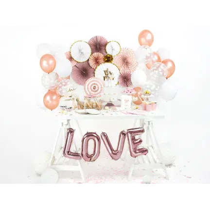 Papierowe rozety dekoracyjne w kolorze białym ze złotymi brzegami. 1op./3szt. Papierowe rozety dekoracyjne w kolorze białym ze złotymi brzegami. 1op./3szt.