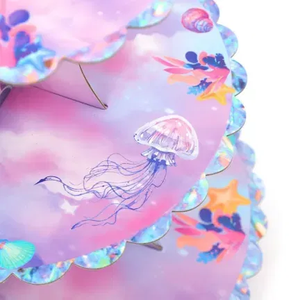 Patera papierowa na ciasto Syrenka 3 poziomy