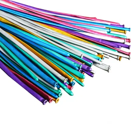 Balony do MODELOWANIA Kolorowe Metaliczne rurki 100 szt.