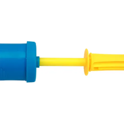 Pompka do balonów ręczna STRONG dwustronna Niebieska