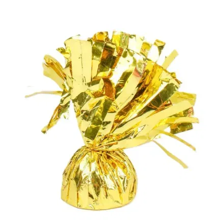 Obciążnik do balonów w helem Złoty metaliczny 130g