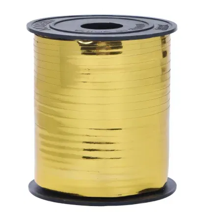 Wstążka do balonów Złota metaliczna 5mm x 225m