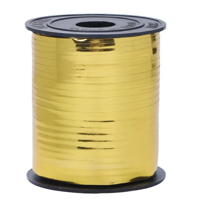 Wstążka do balonów Złota metaliczna 5mm x 225m