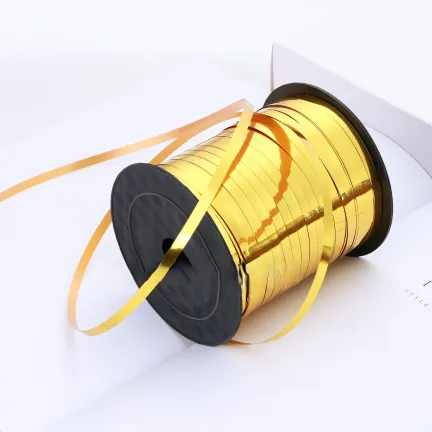 Wstążka do balonów Złota metaliczna 5mm x 225m