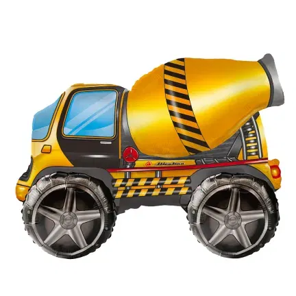 Balon foliowy 3D Betoniarka – 64 x 32 x 44 cm