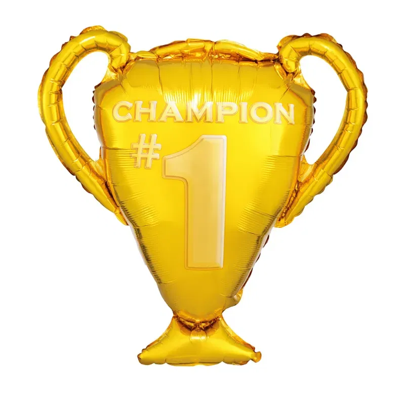 Balon foliowy Puchar Trofeum Złotego Mistrza - 82 x 62 cm