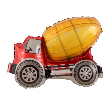 Balon foliowy Betoniarka - 67 x 47 cm