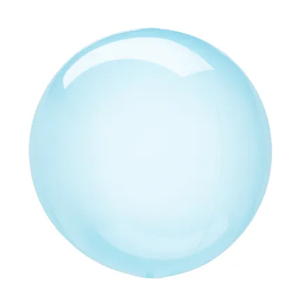 Balon transparentny kula niebieska 45 cm