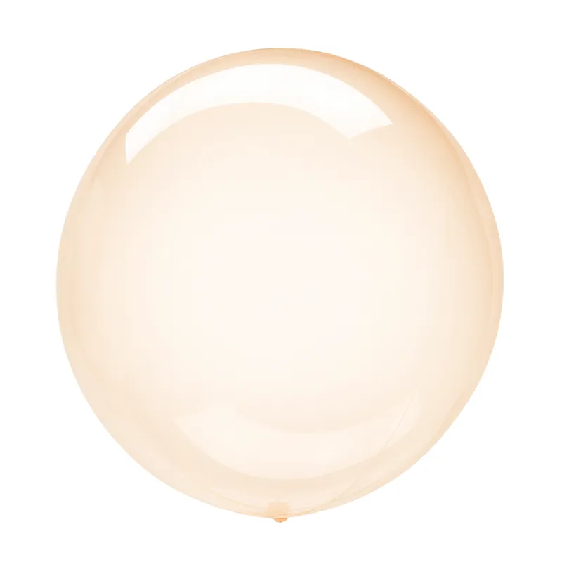 Balon transparentny kula pomarańczowa 45 cm