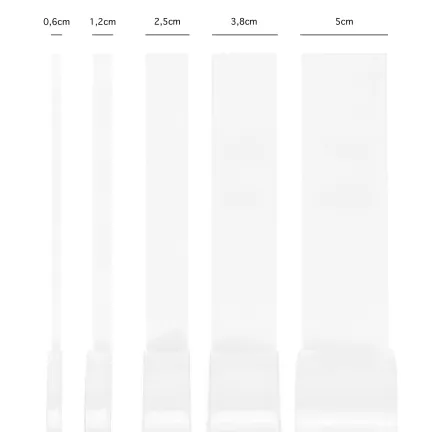Tasiemka satynowa biała 5x23m