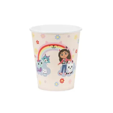 Kubeczki Koci Domek Gabi, 250ml 6szt.