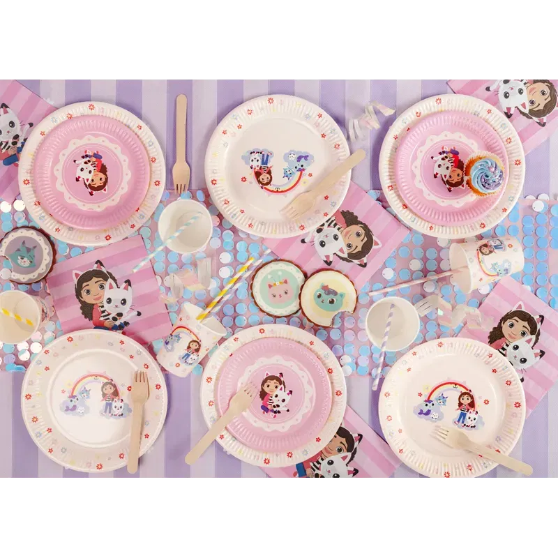 Kubeczki Koci Domek Gabi, 250ml 6szt.