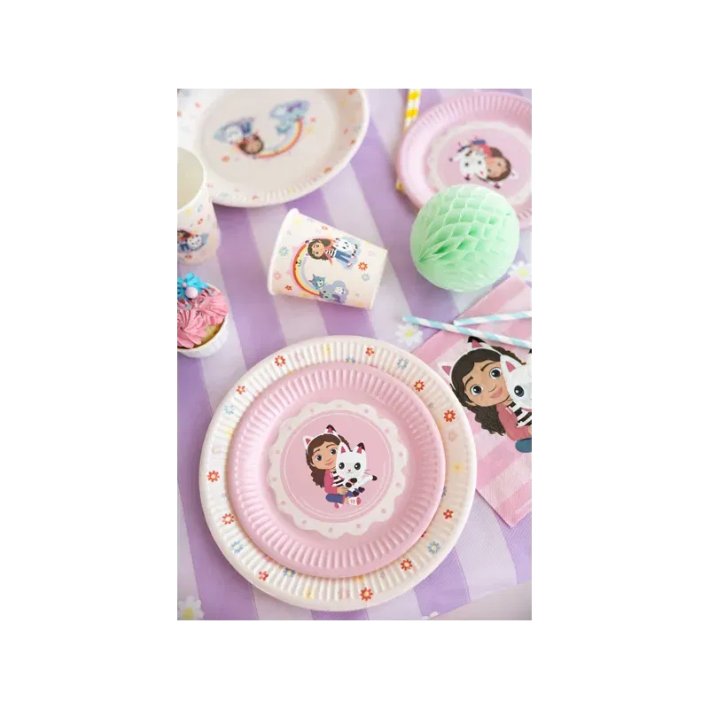 Kubeczki Koci Domek Gabi, 250ml 6szt.