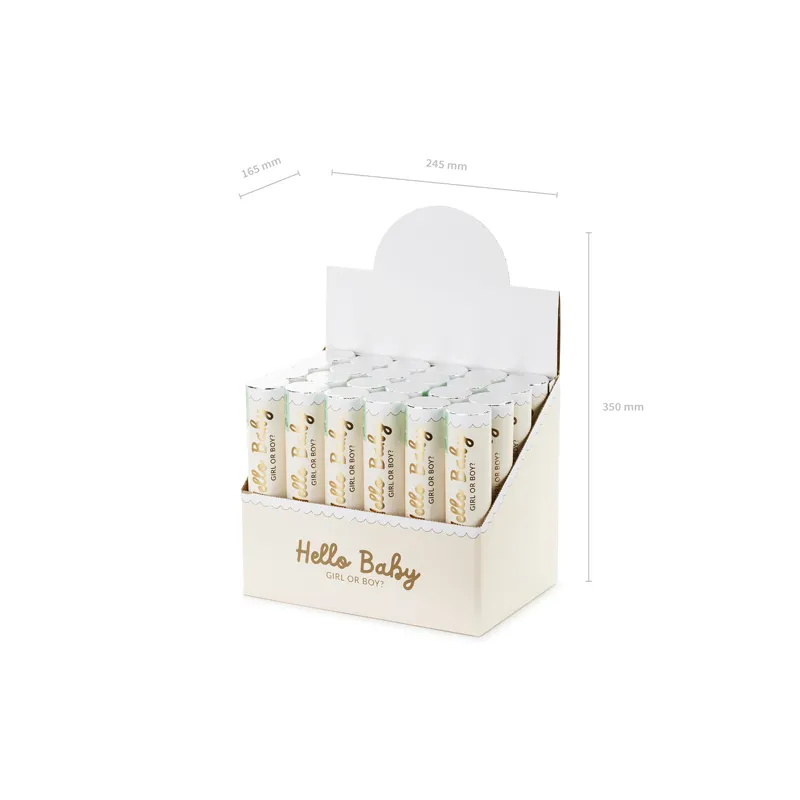 Tuba Girl strzelająca różowymi motylkami, 20 cm