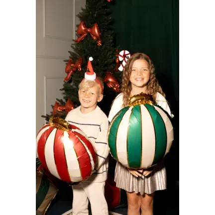 Balony foliowe Bombki, 42x46cm, 3szt. Balony foliowe Bombki, 42x46cm, 3szt.