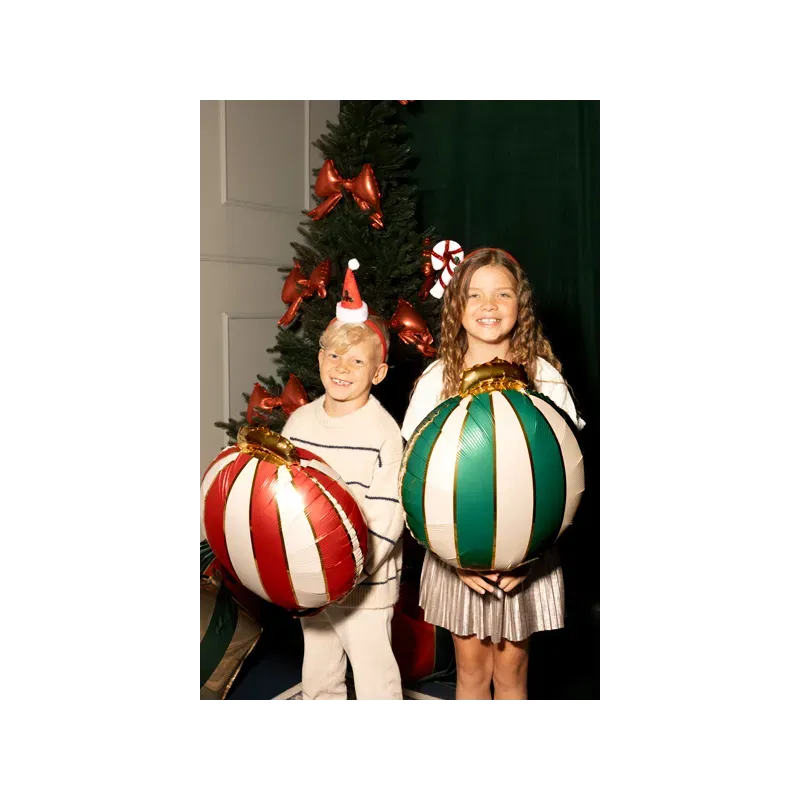 Balony foliowe Bombki, 42x46cm, 3szt. Balony foliowe Bombki, 42x46cm, 3szt.