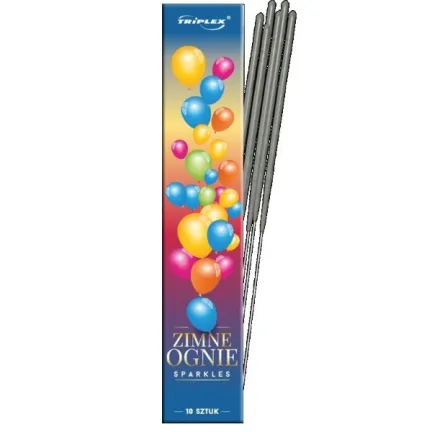 Zimne ognie zestaw Święta gwiazdki i choinki 4 szt.