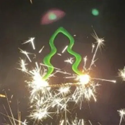 Zimne ognie zestaw Święta gwiazdki i choinki 4 szt.