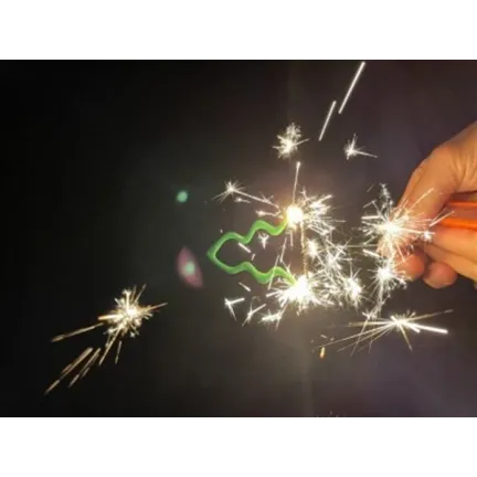 Zimne ognie zestaw Święta gwiazdki i choinki 4 szt.