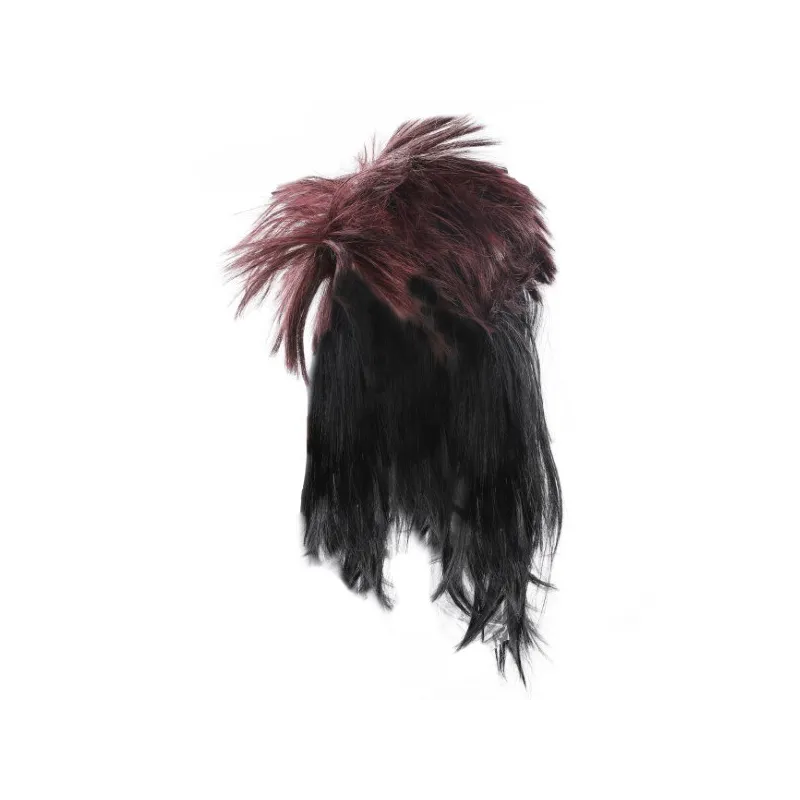 Peruka FUNKY bordowo-czarna, 1 szt. Peruka FUNKY bordowo-czarna, 1 szt.