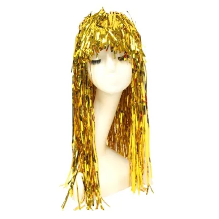 Krawat błyszczący cekiny, srebrny