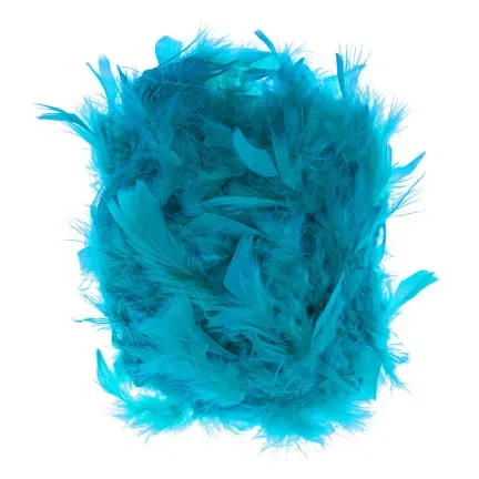 Boa z piór niebieskie 190cm Boa z piór niebieskie 190cm