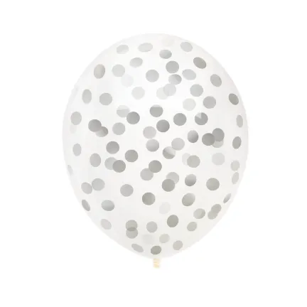 Balon transparentny kula fioletowa 45 cm