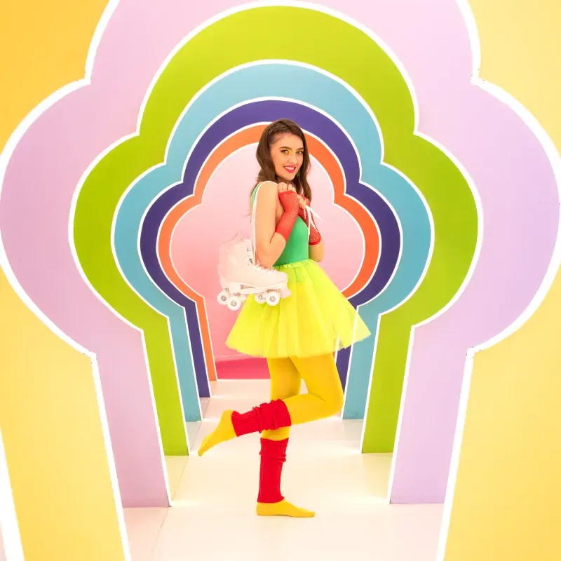 Rękawiczki z siatki bez palców czerwone 24cm