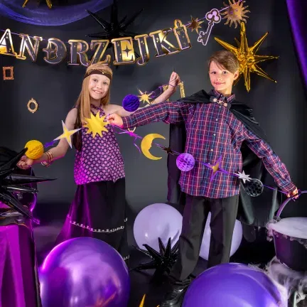 Girlanda papierowa Zabawa wróżby Andrzejkowe