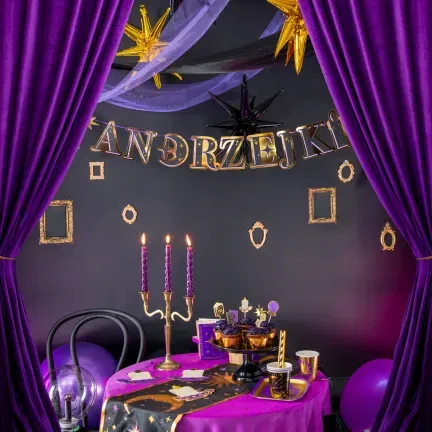 Baner napis Andrzejki 250 cm