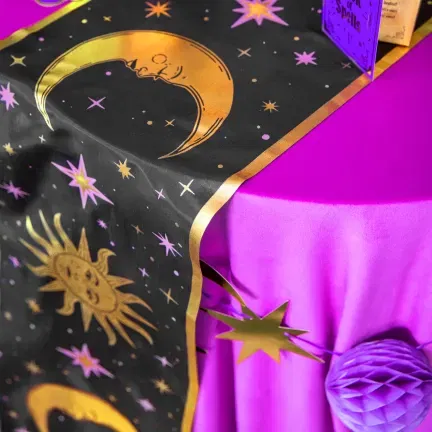 Bieżnik dekoracja na stół Andrzejki 300x28 cm