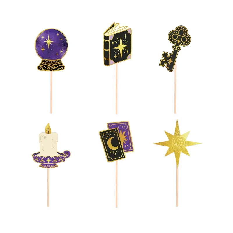 Pikery na babeczki Andrzejki 6szt.