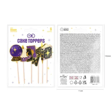 Pikery na babeczki Andrzejki 6szt.