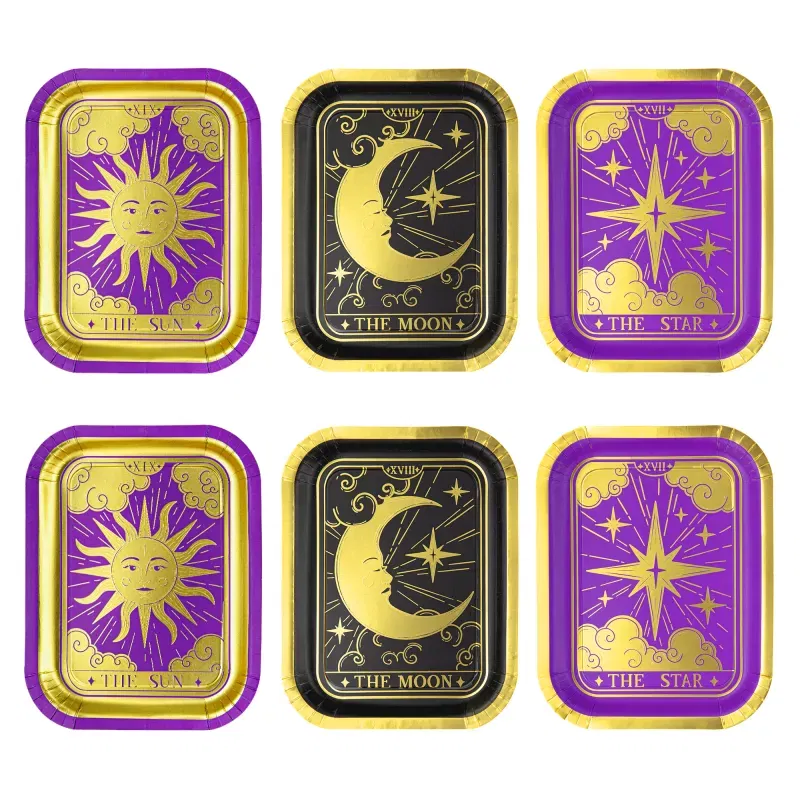 Talerzyki papierowe Andrzejki 6 szt.